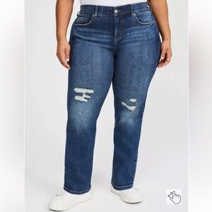Torrid 12 Bombshell Straight Premium Stretch High-Rise Jean